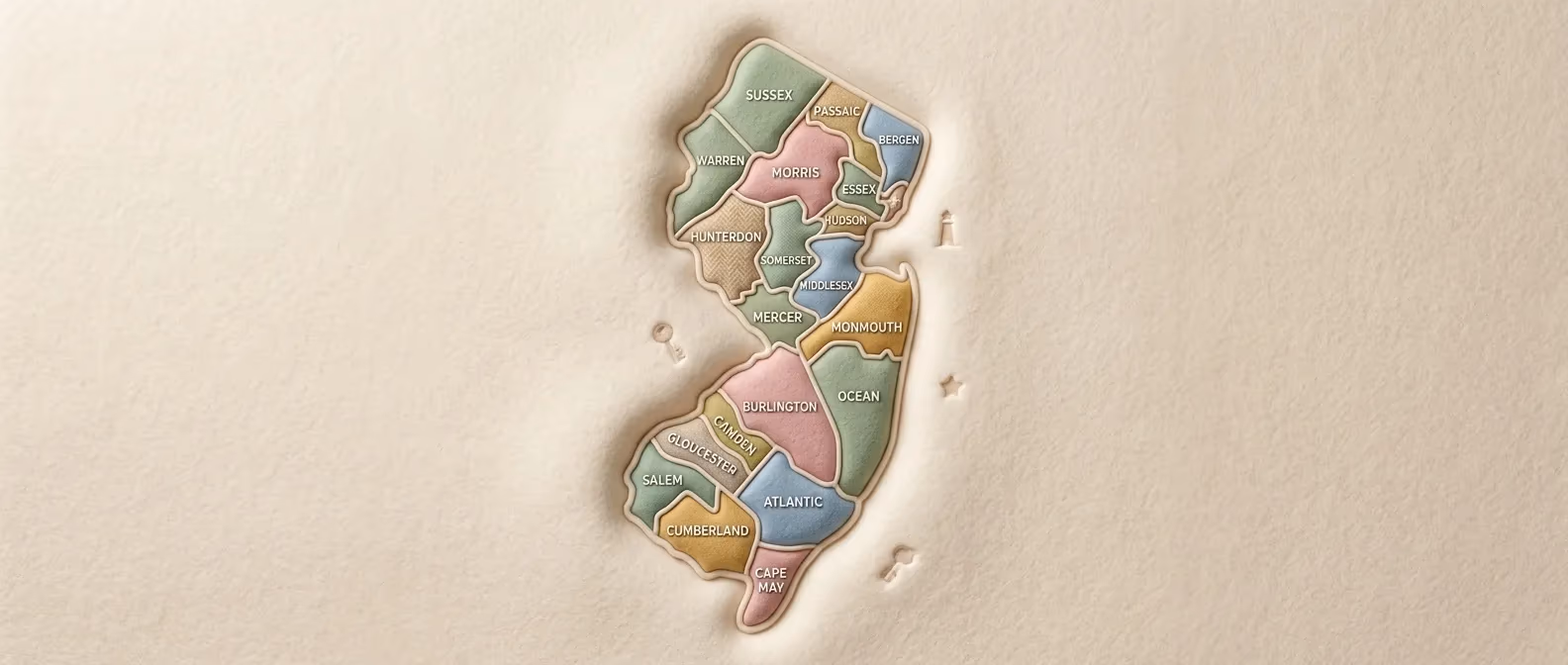 New Jersey — Licensed Insurance Coverage Area