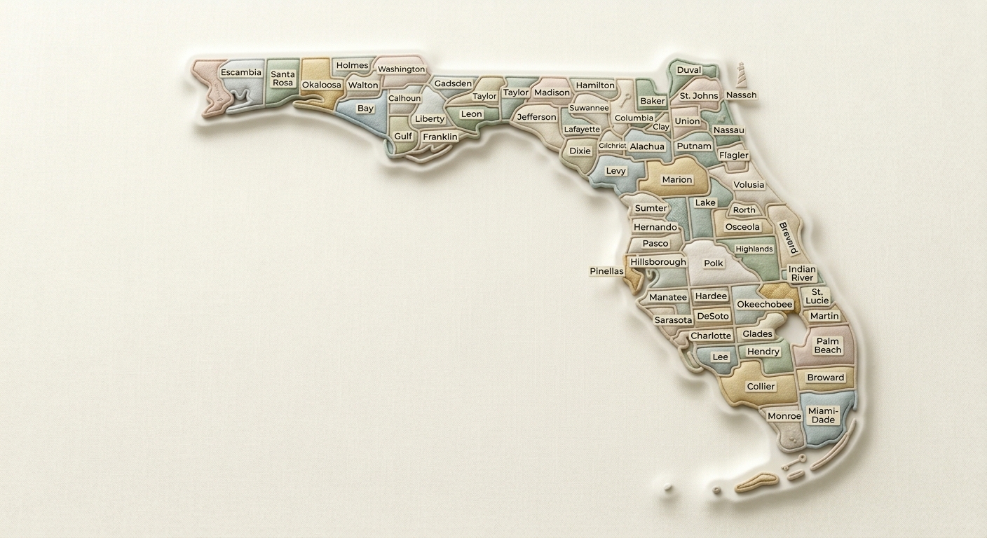 Florida — Licensed Insurance Coverage Area