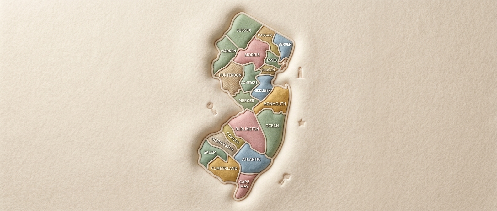 New Jersey — Licensed Insurance Coverage Area