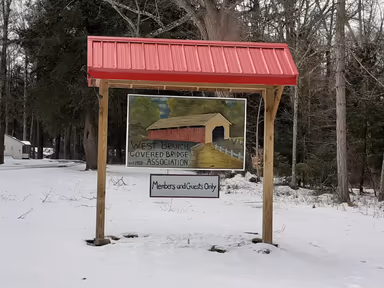 Historic McGees Mills Covered Bridge photo 3